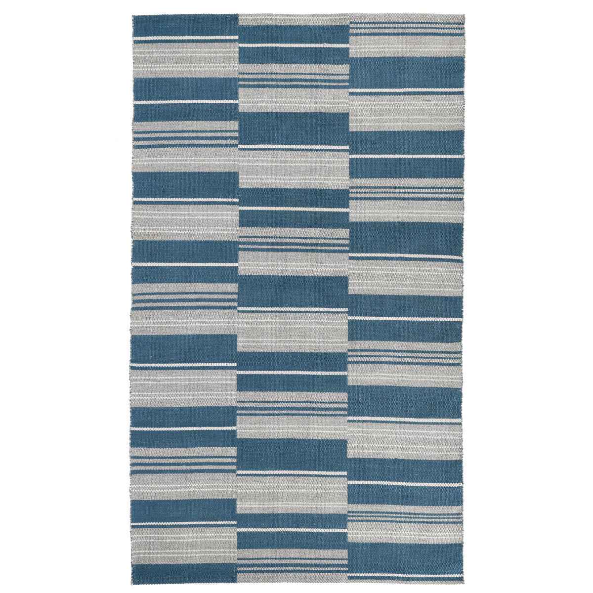 Indoor/Outdoor Colton Cabana Blue Stripe Rug by Classic Home at Eve Furniture