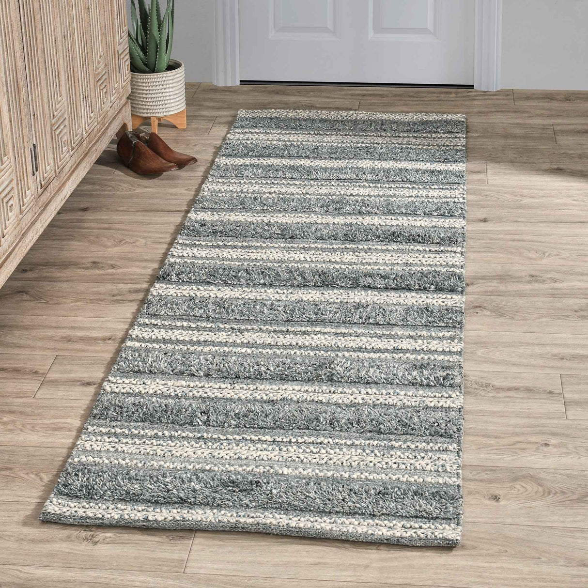 Indoor/Outdoor Elko Blue Multi Rug by Classic Home at Eve Furniture