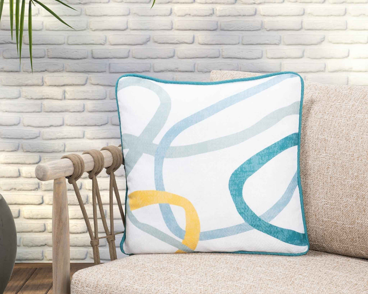 Indoor/Outdoor Fulton Multi Throw Pillow (Set of 2) by Classic Home at Eve Furniture