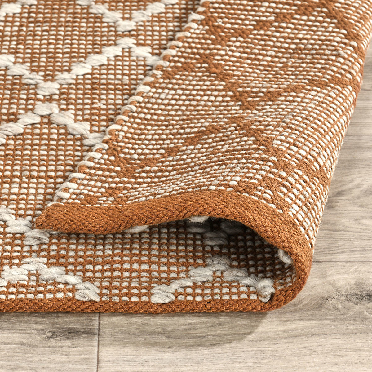 Indoor/Outdoor Sonora Terracotta/Ivory Rug by Classic Home at Eve Furniture