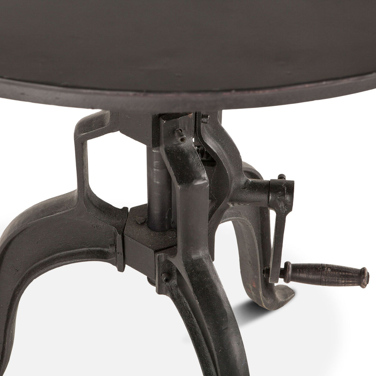 Industrial Loft 30" Adjustable Side Table in Matte Black by Home Trends & Design at Eve Furniture