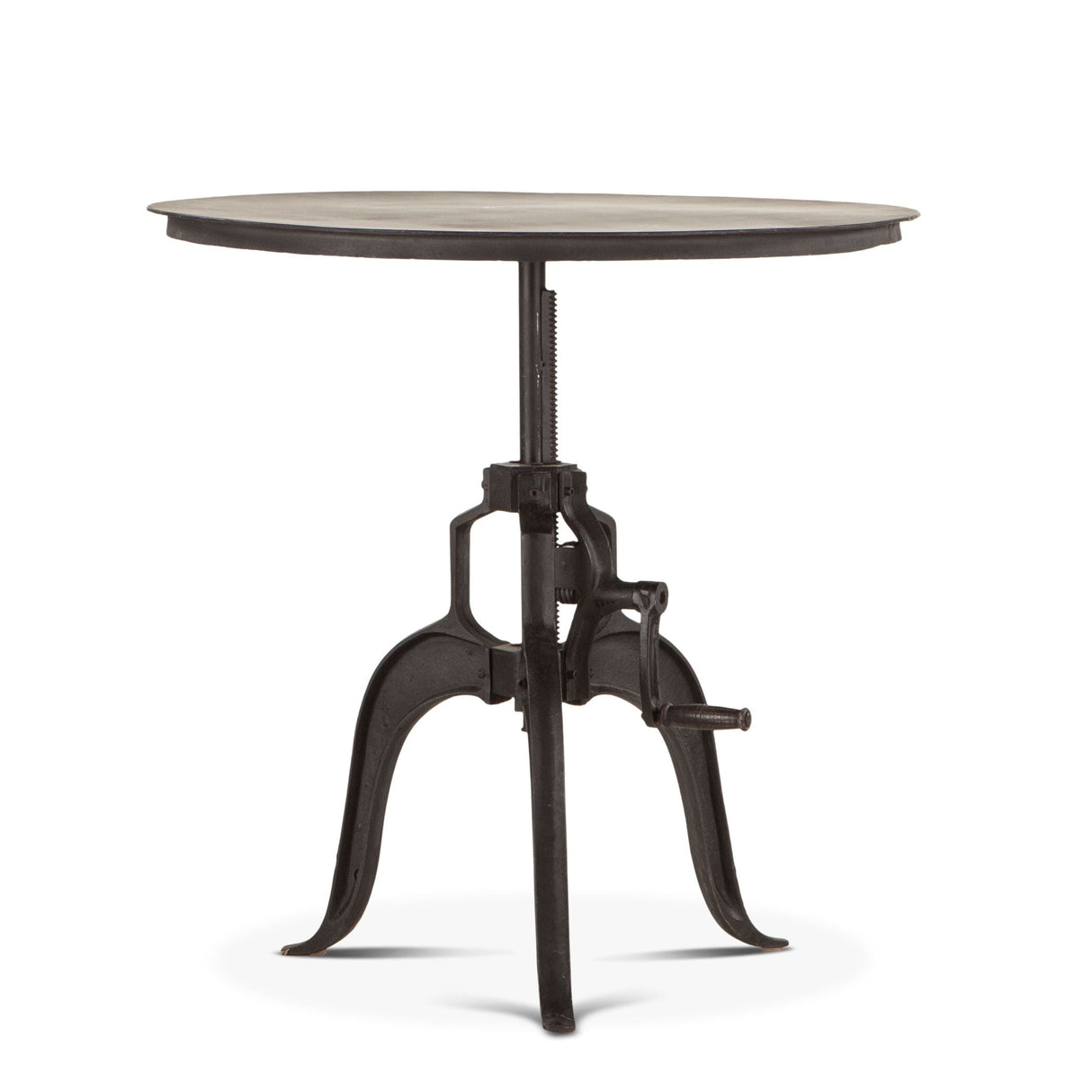 Industrial Loft 30" Adjustable Side Table in Matte Black by Home Trends & Design at Eve Furniture