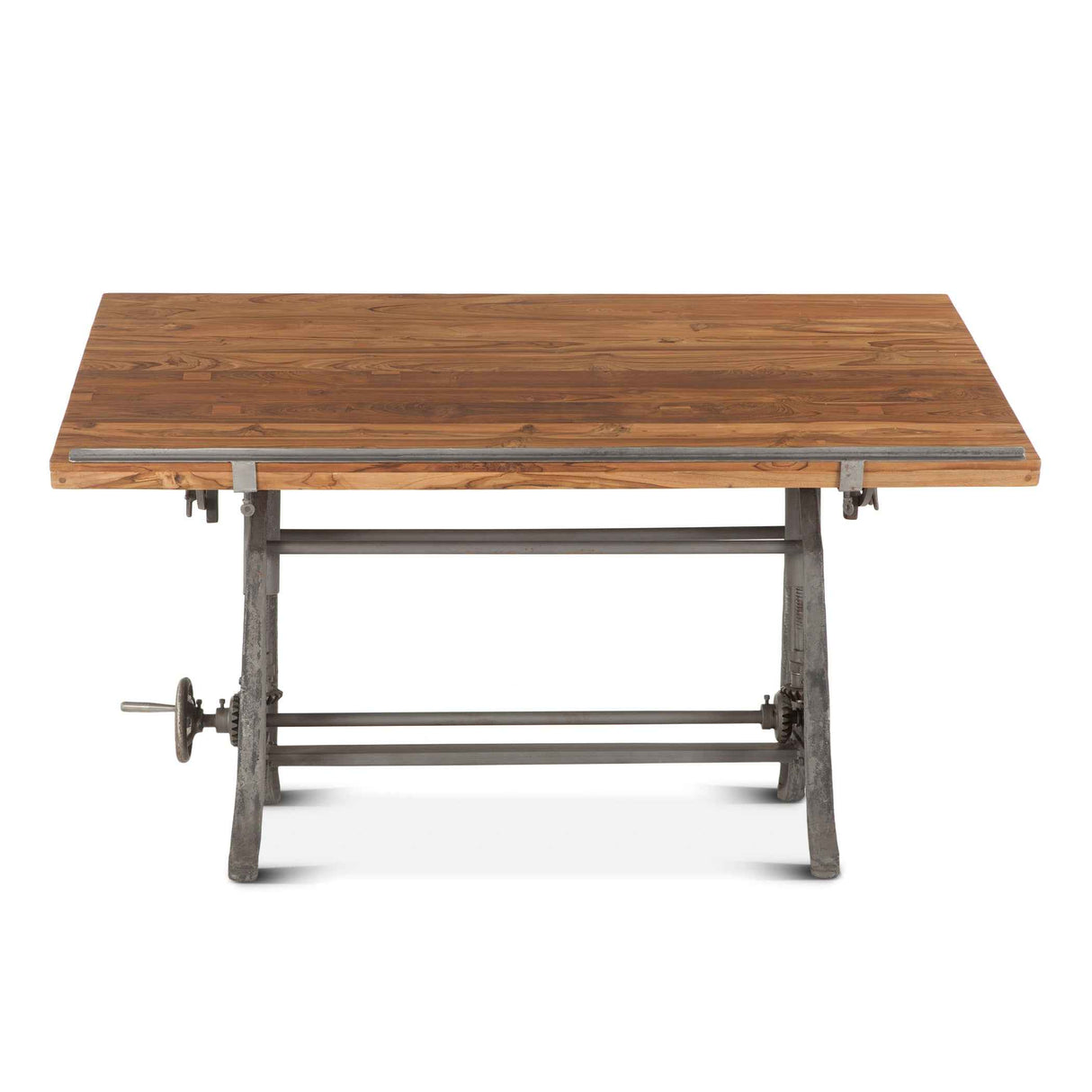 Industrial Loft 62" Adjustable Drafting Desk in Natural by Home Trends & Design at Eve Furniture