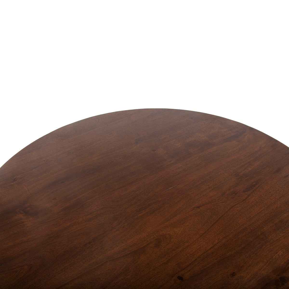 Industrial Modern 40" Round Adjustable Table in Walnut by Home Trends & Design at Eve Furniture