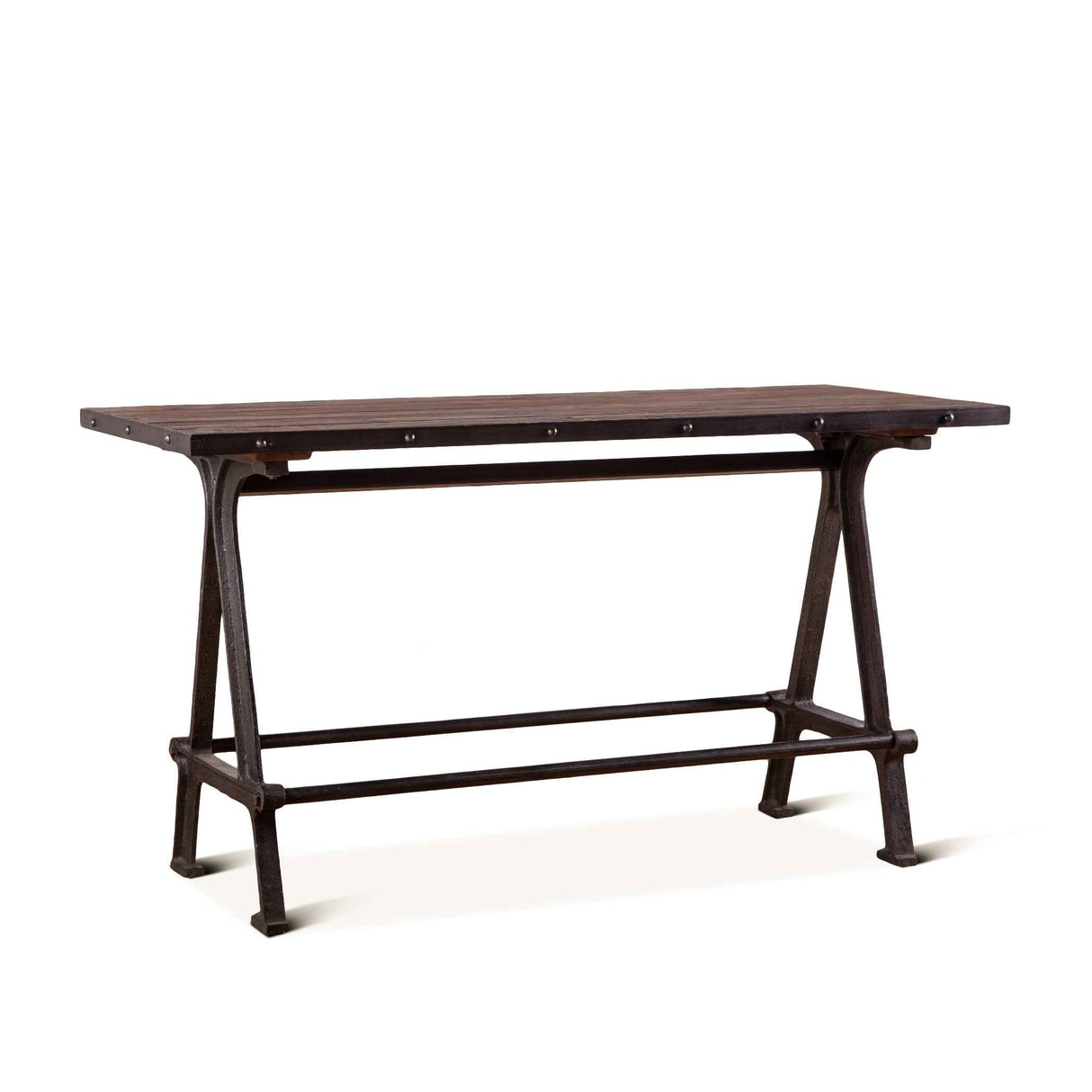 Industrial Teak 66" Gathering Table in Natural Reclaimed Wood by Home Trends & Design at Eve Furniture