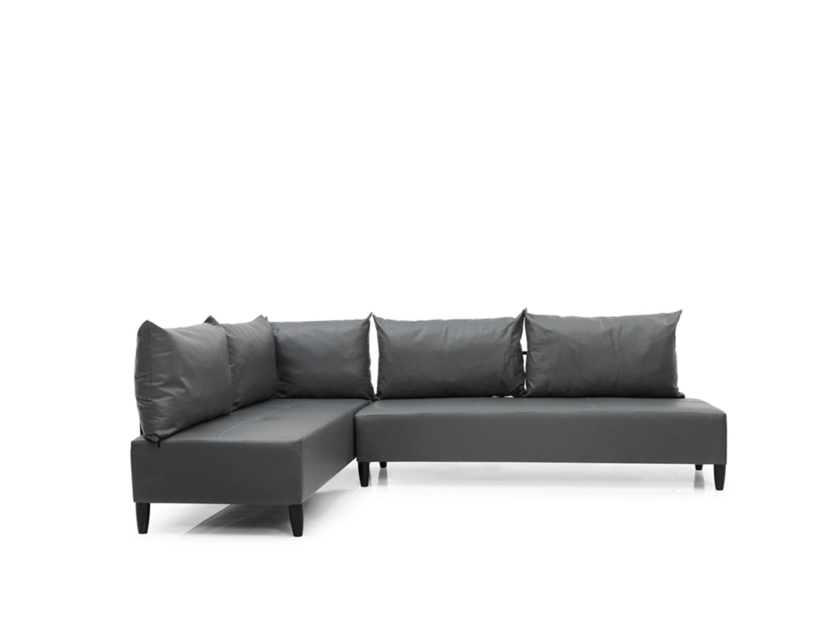 Inferno Sectional Vinyl by Furnia at Eve Furniture
