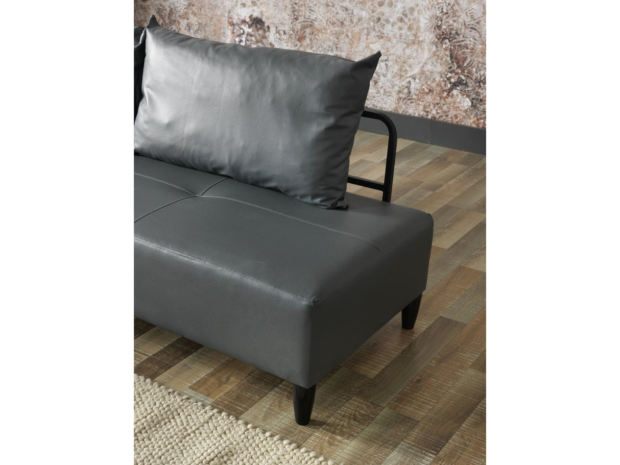 Inferno Sectional Vinyl by Furnia at Eve Furniture