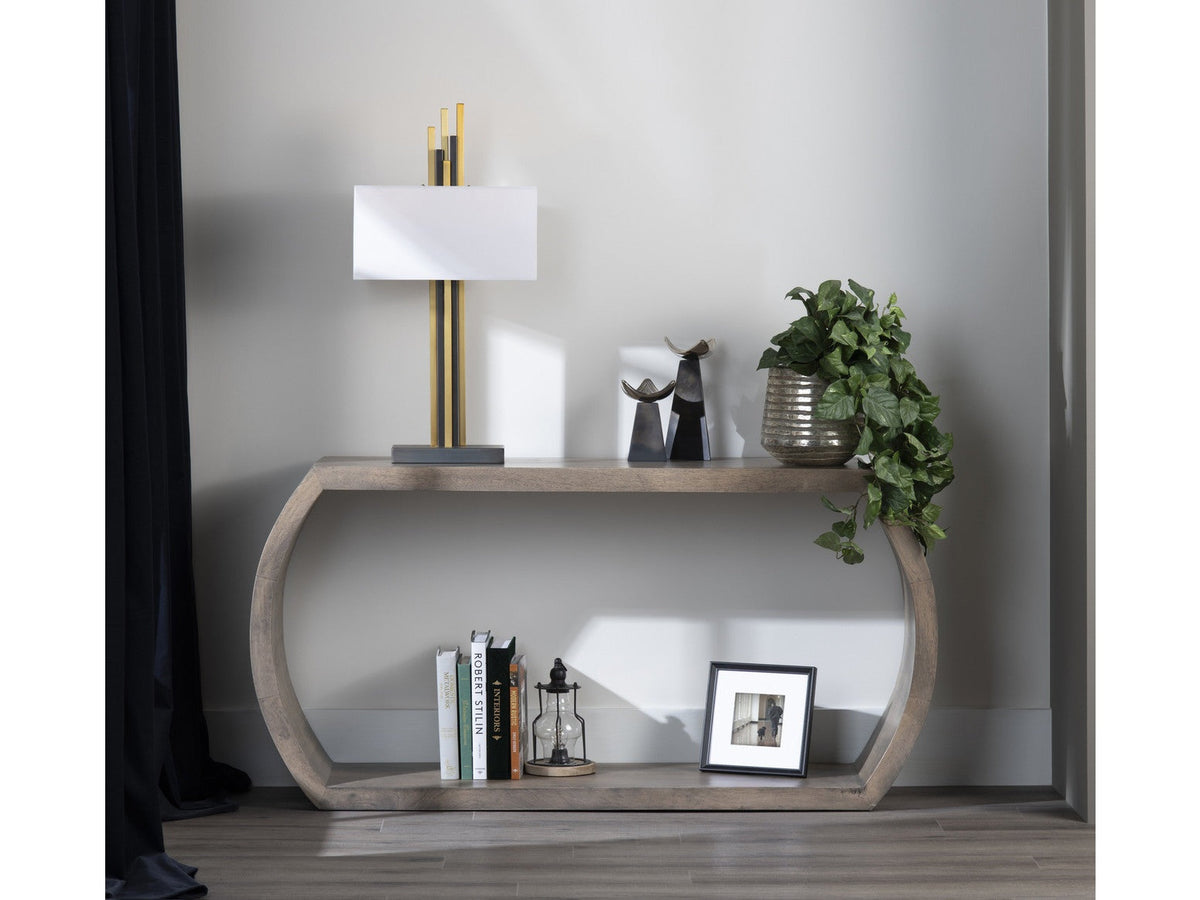 İnfinity Brown/Gray Console Table by Crestview at Eve Furniture