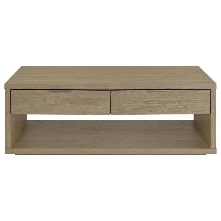 Ingram Latte 2-Piece Coffee and End Table Set with Storage
