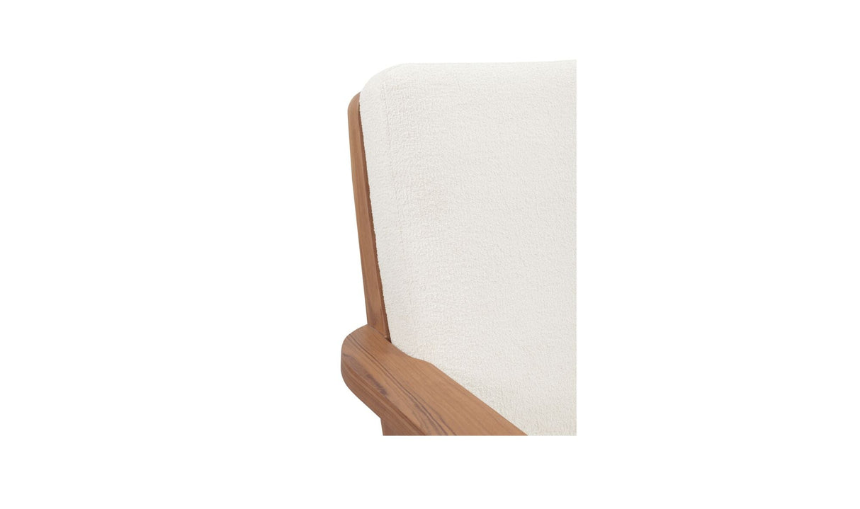 Ingrid Accent Chair Off White by Moe's Home at Eve Furniture