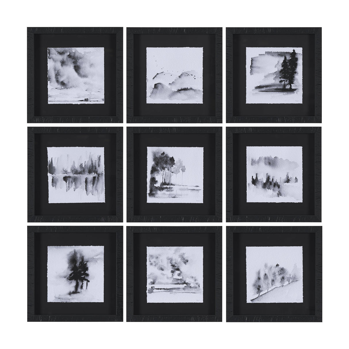 Ink Drawing I by Mercana Studio a Framed Art Print Matted under Glass by Mercana at Eve Furniture