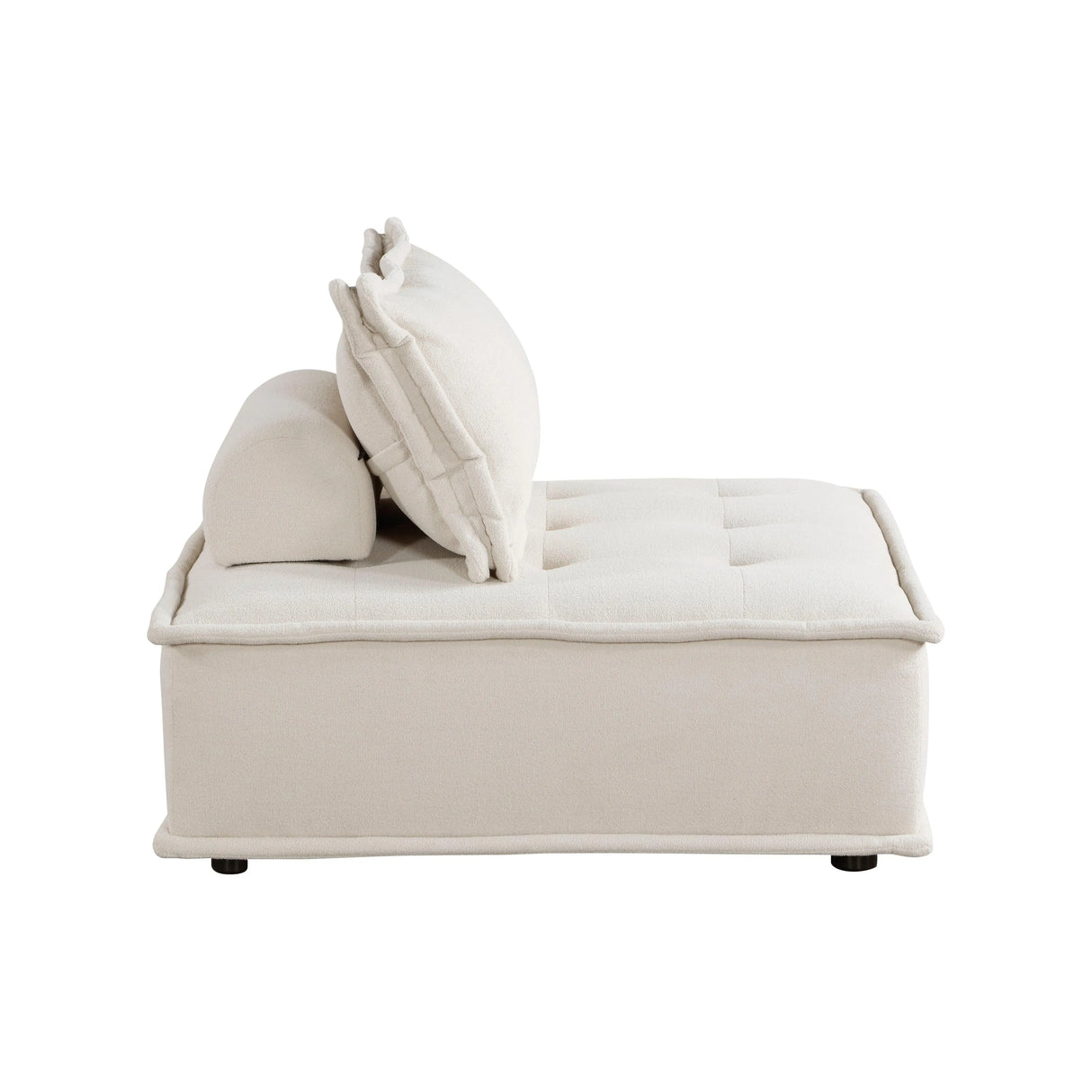 Inman Beige Boucle 7-Piece Modular Sectional by Homelegance at Eve Furniture