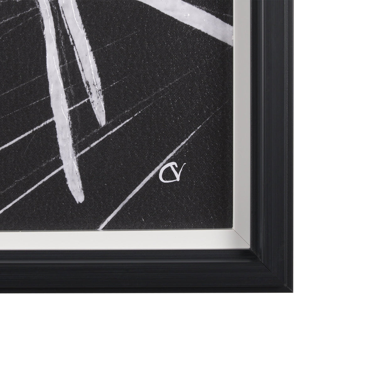 Interior Sketch VI by Mercana Studio a Hand Embellished Framed Art Print by Mercana at Eve Furniture