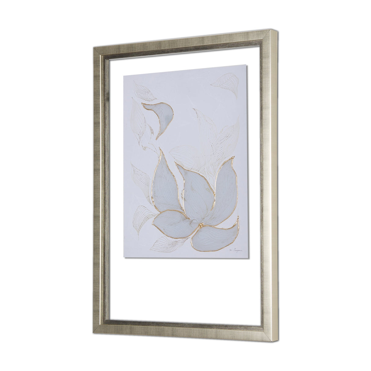 Interplay I by Mercana Studio a Hand Embellished Textured Framed Art Print Matted under Glass by Mercana at Eve Furniture