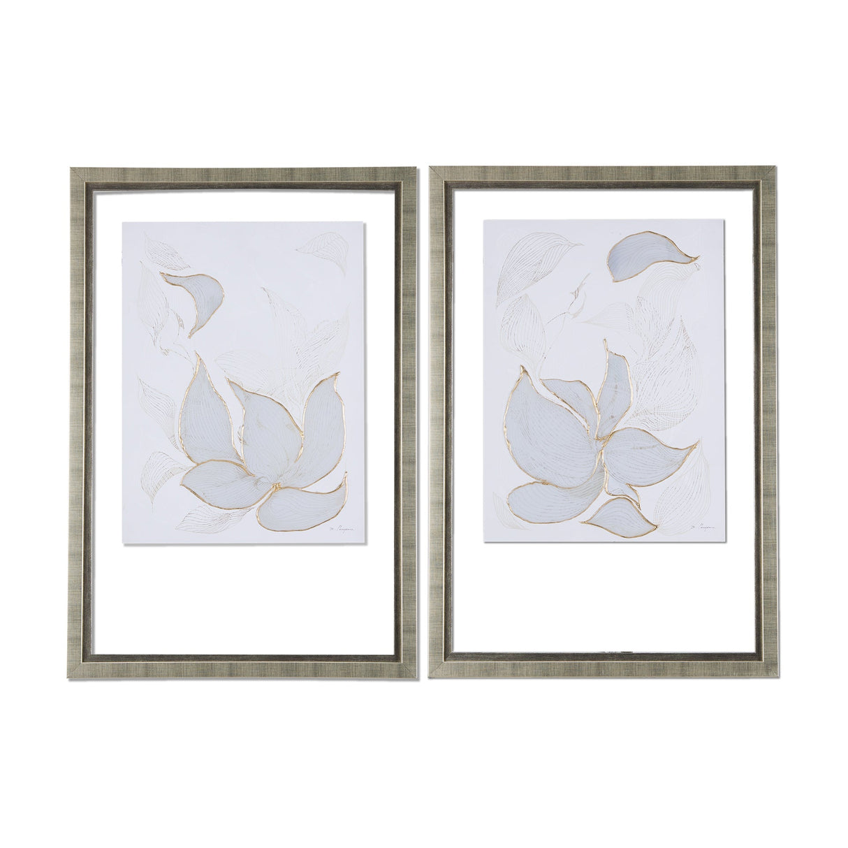Interplay I by Mercana Studio a Hand Embellished Textured Framed Art Print Matted under Glass by Mercana at Eve Furniture