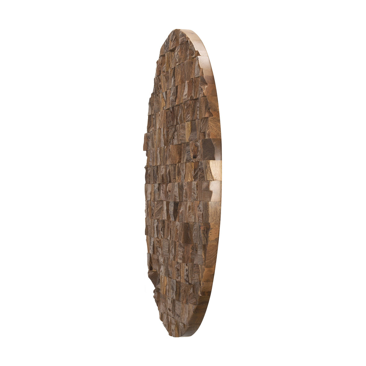 Into the Abyss II LIght Brown Wood Wall Decor by Mercana at Eve Furniture