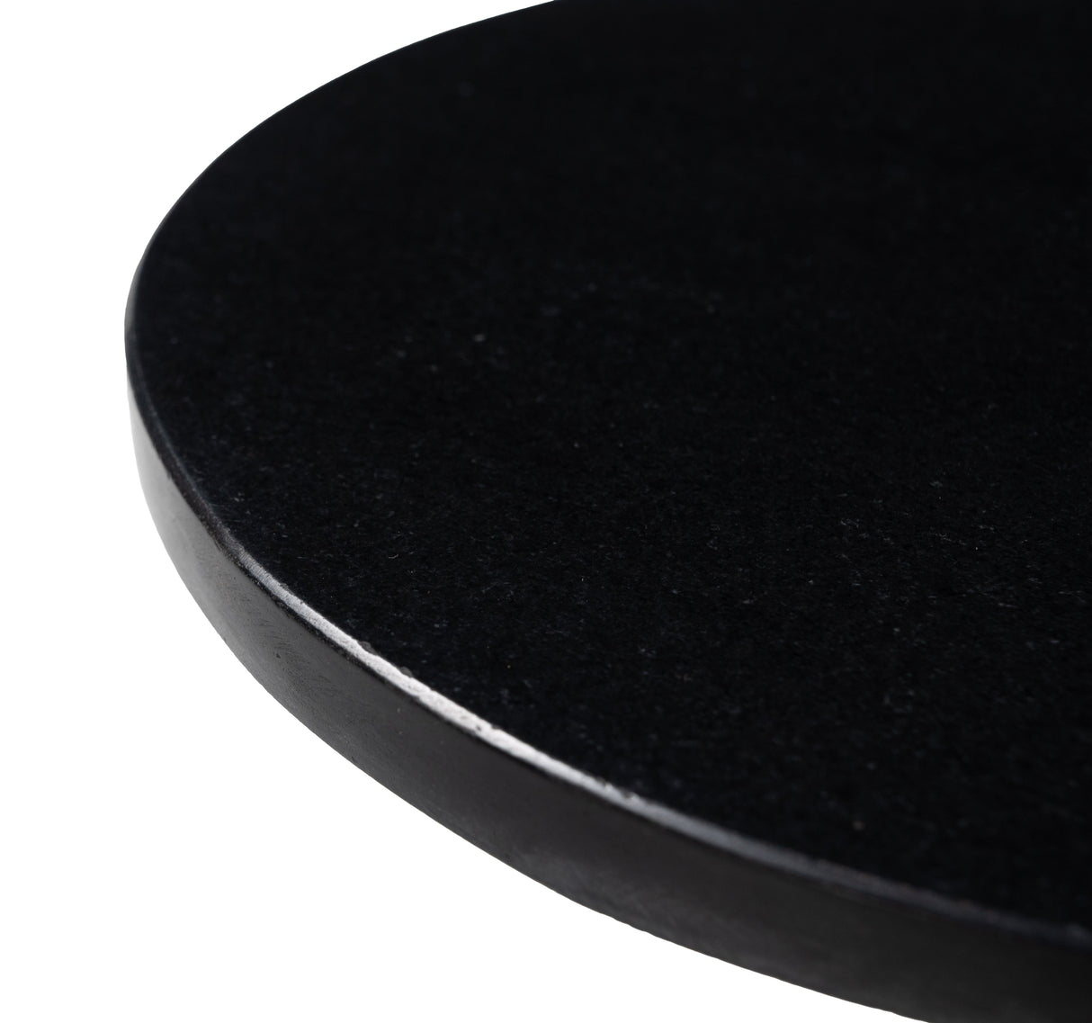 Ionis Black & Antique Silver Accent Table by Zuomod at Eve Furniture