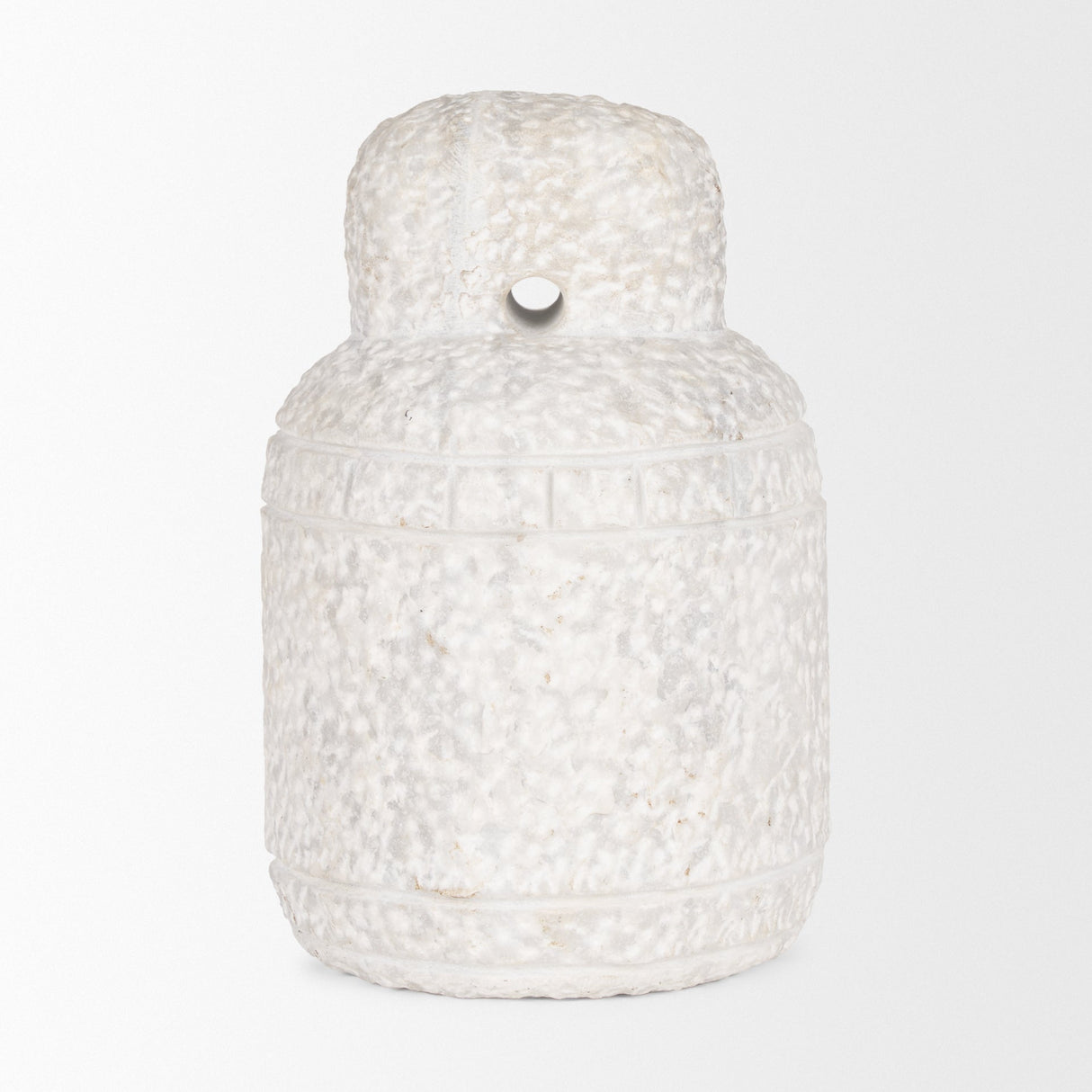 Irina Large White Marble Door Stopper by Mercana at Eve Furniture