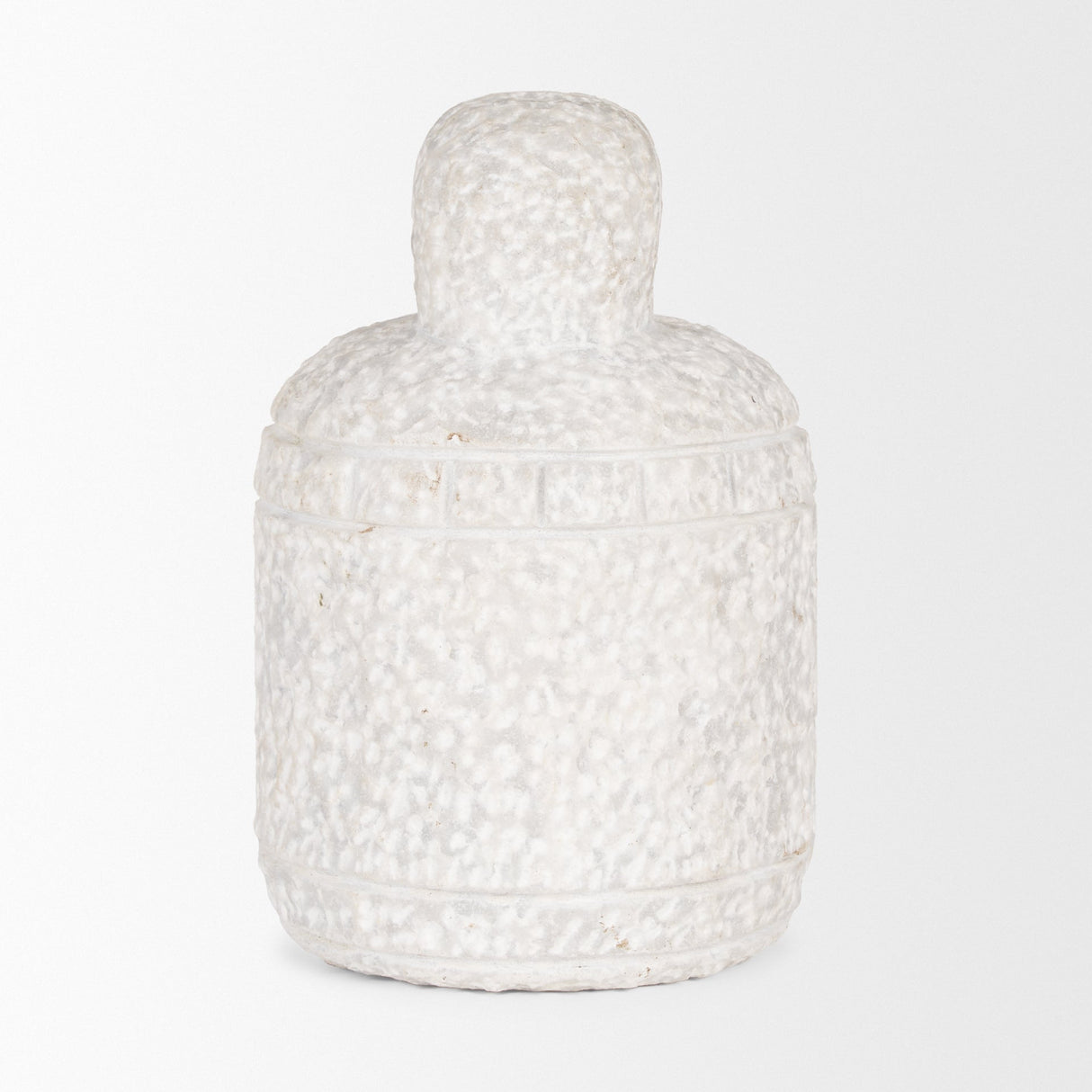 Irina Large White Marble Door Stopper by Mercana at Eve Furniture