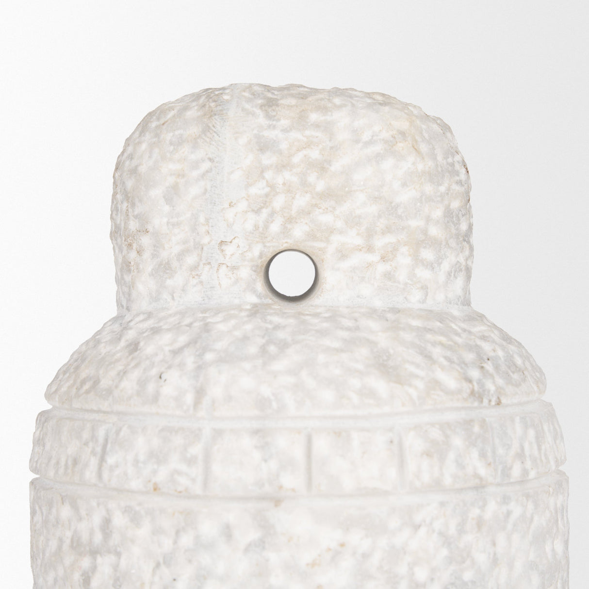 Irina Large White Marble Door Stopper by Mercana at Eve Furniture