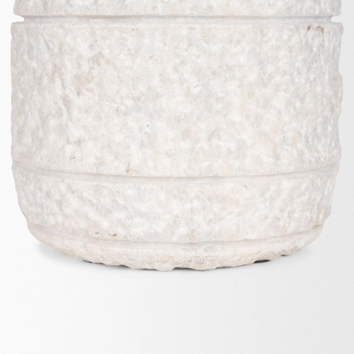 Irina Small White Marble Door Stopper by Mercana at Eve Furniture