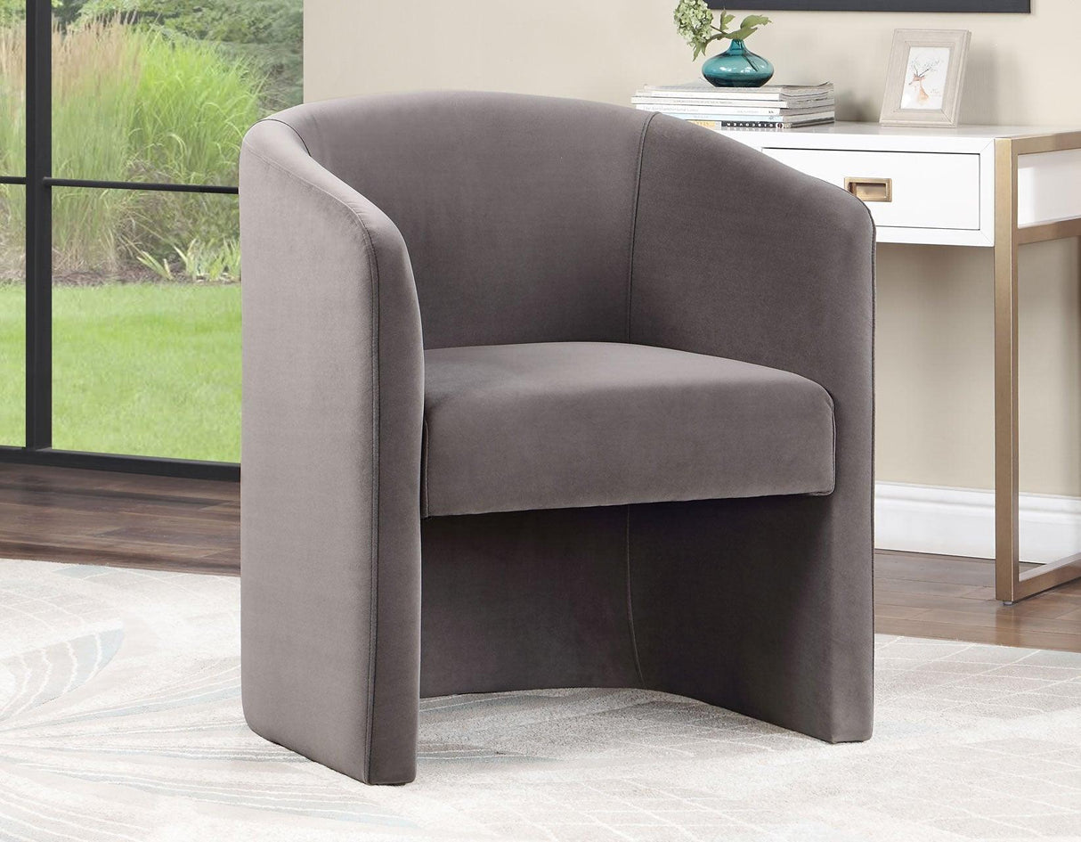Iris Fog Upholstered Chair by Steve Silver at Eve Furniture