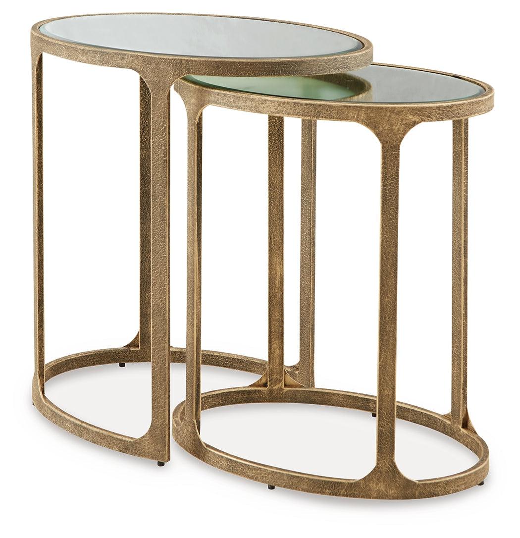Irmaleigh Antique Black Accent Table by Ashley at Eve Furniture