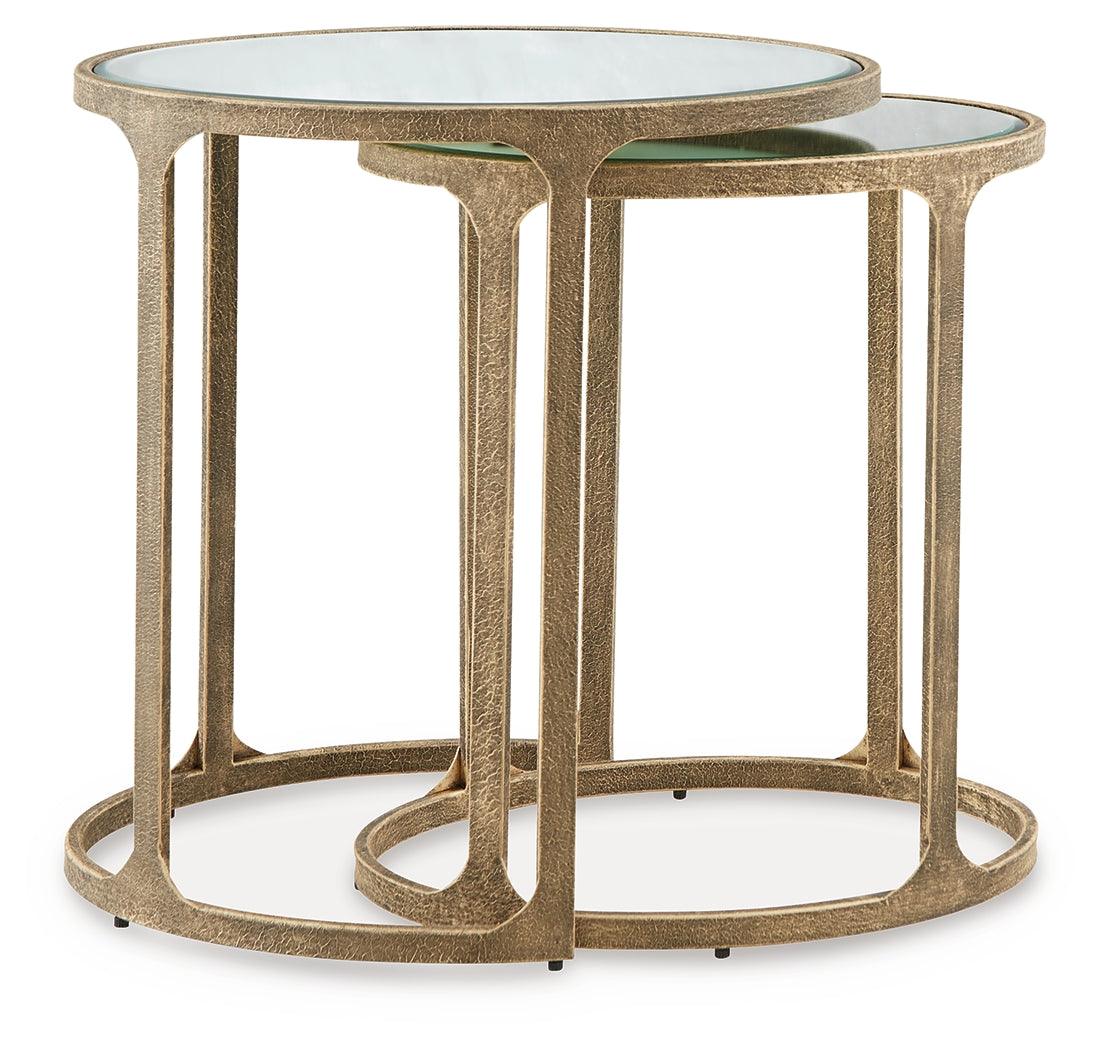 Irmaleigh Antique Black Accent Table by Ashley at Eve Furniture