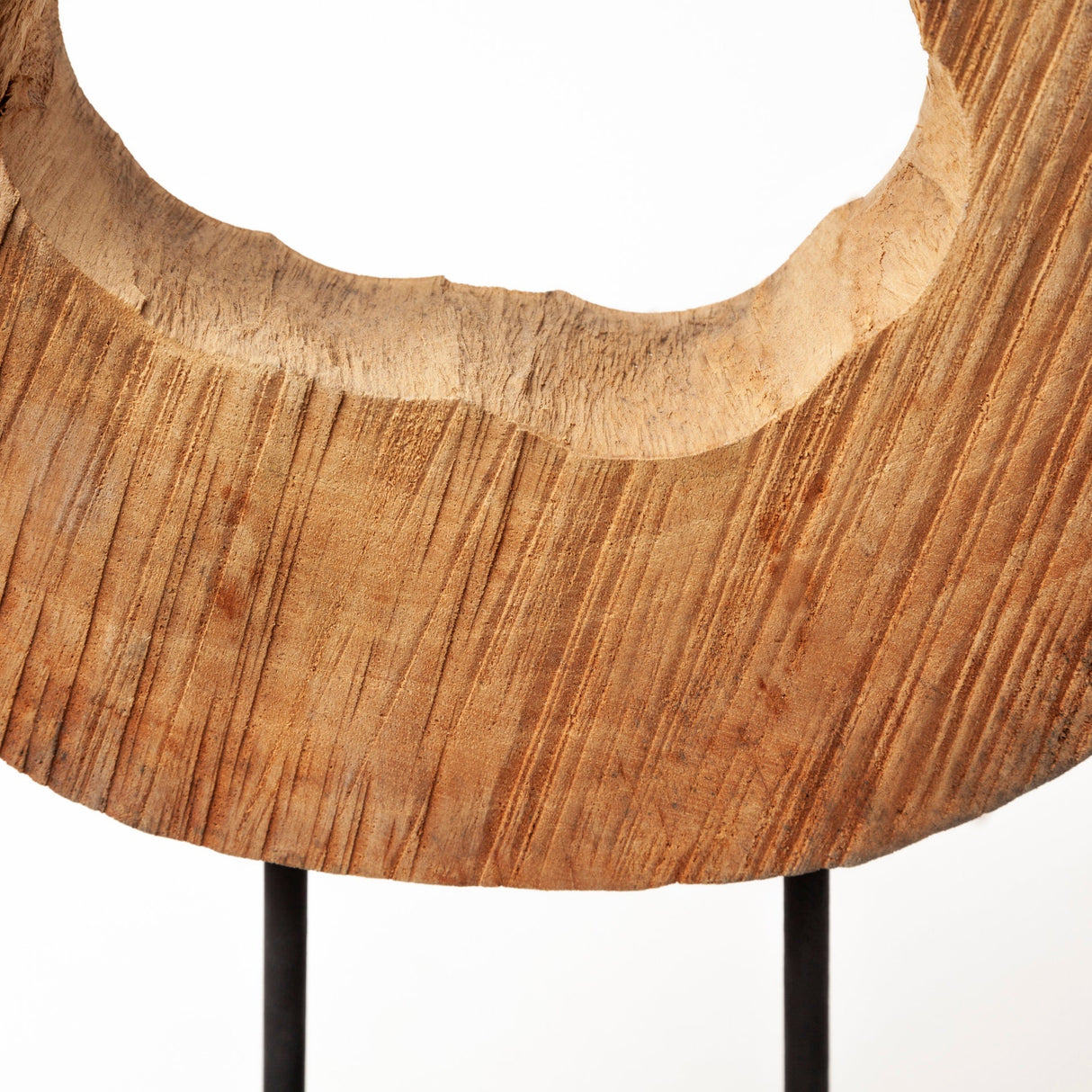 Ironwood II (Small) 13L x 4W Natural Wooden Circular Object by Mercana at Eve Furniture