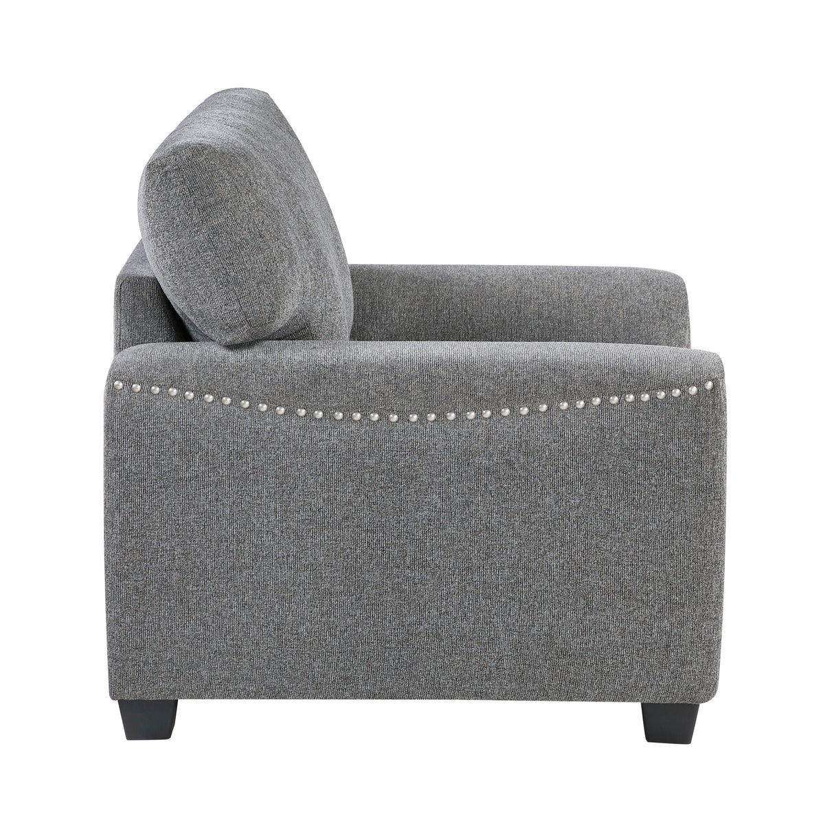 Isabel Dark Gray Living Room Set by Homelegance at Eve Furniture