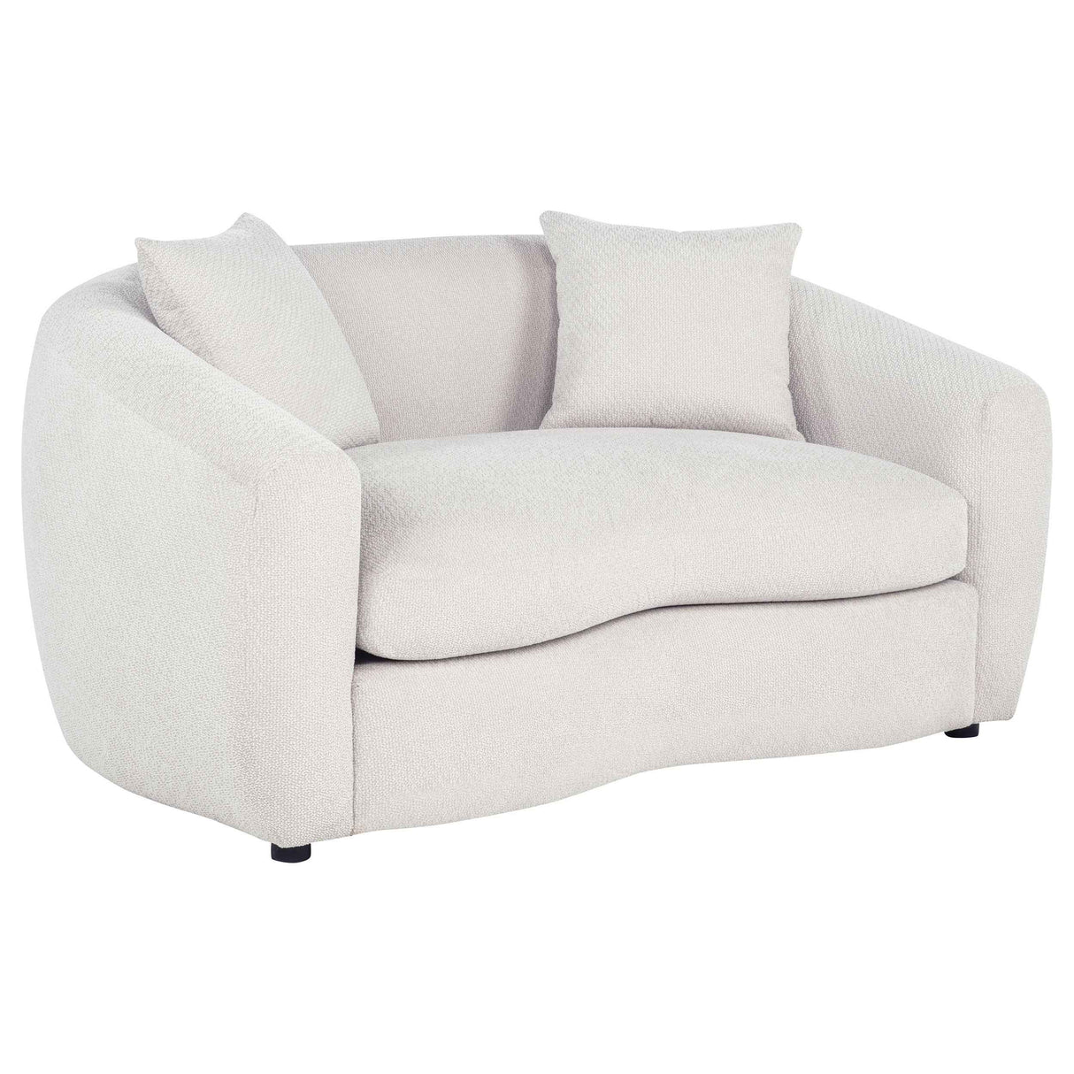 Isabella Sand 2-piece Fabric Upholstered Sofa Set by Coaster at Eve Furniture
