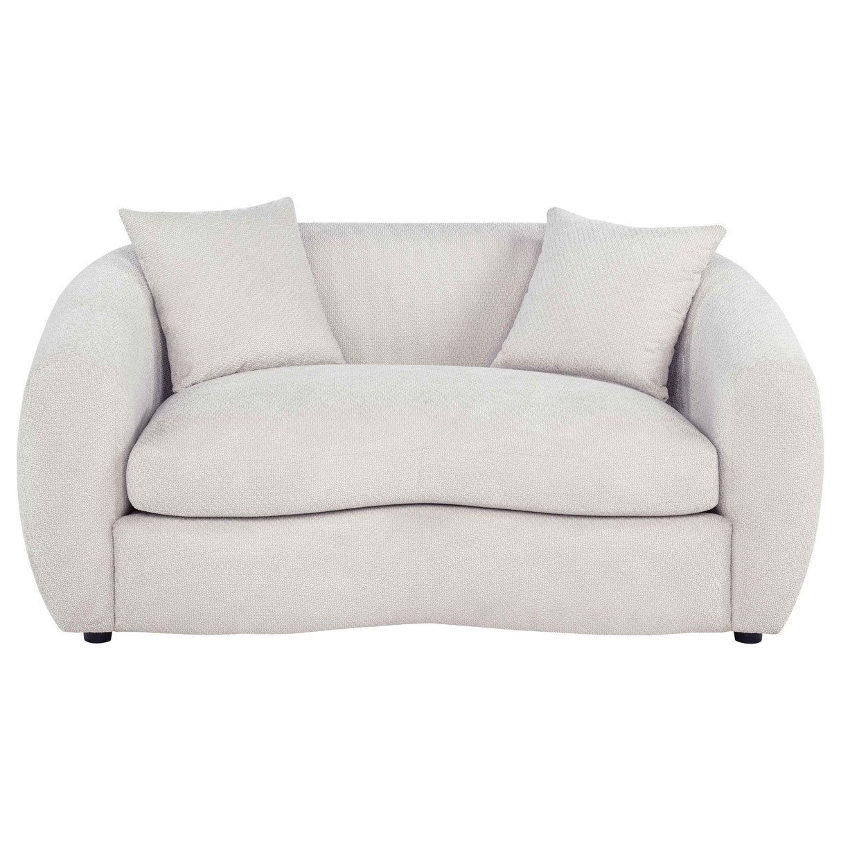 Isabella Sand Fabric Upholstered Loveseat by Coaster at Eve Furniture