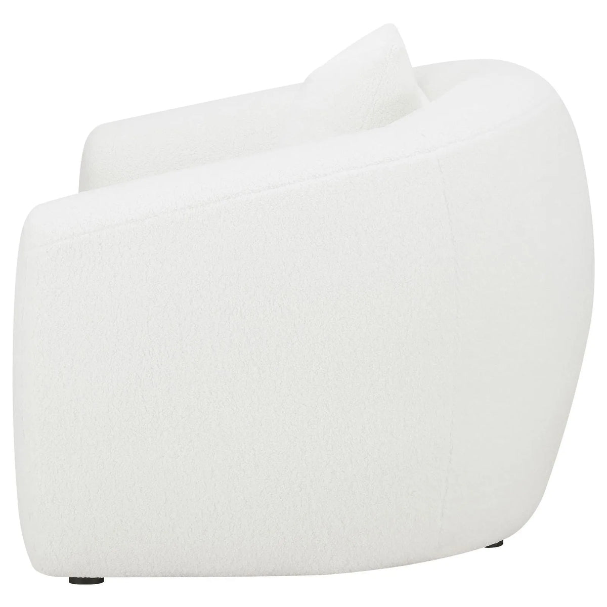 Isabella Upholstered Tight Back Chair White by Coaster at Eve Furniture