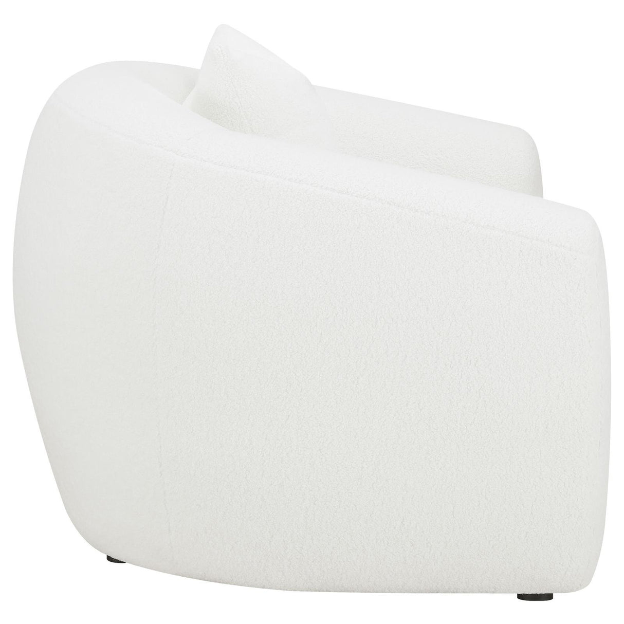 Isabella Upholstered Tight Back Chair White by Coaster at Eve Furniture