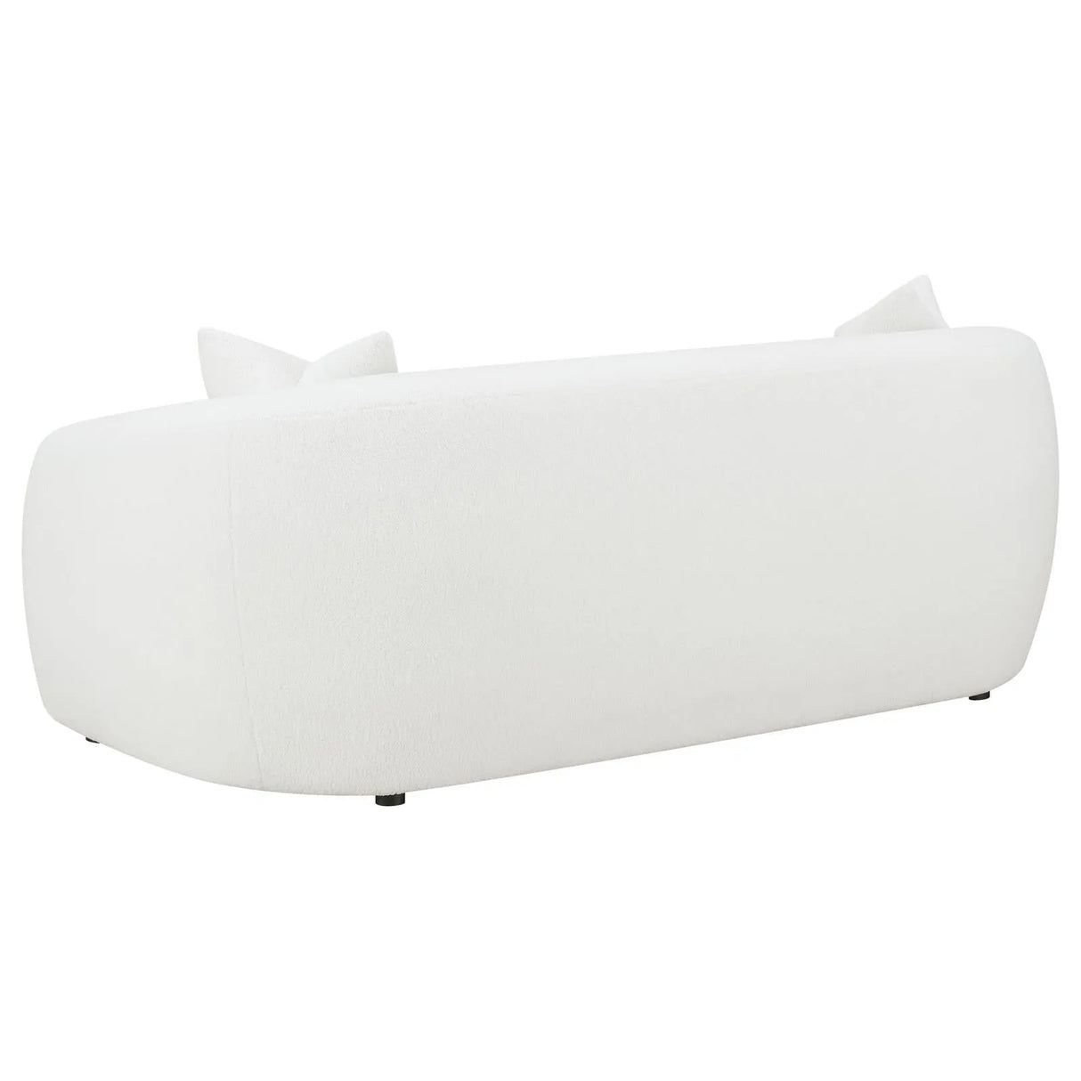 Isabella White Sheepskin Upholstered Tight Back Living Room Set by Coaster at Eve Furniture