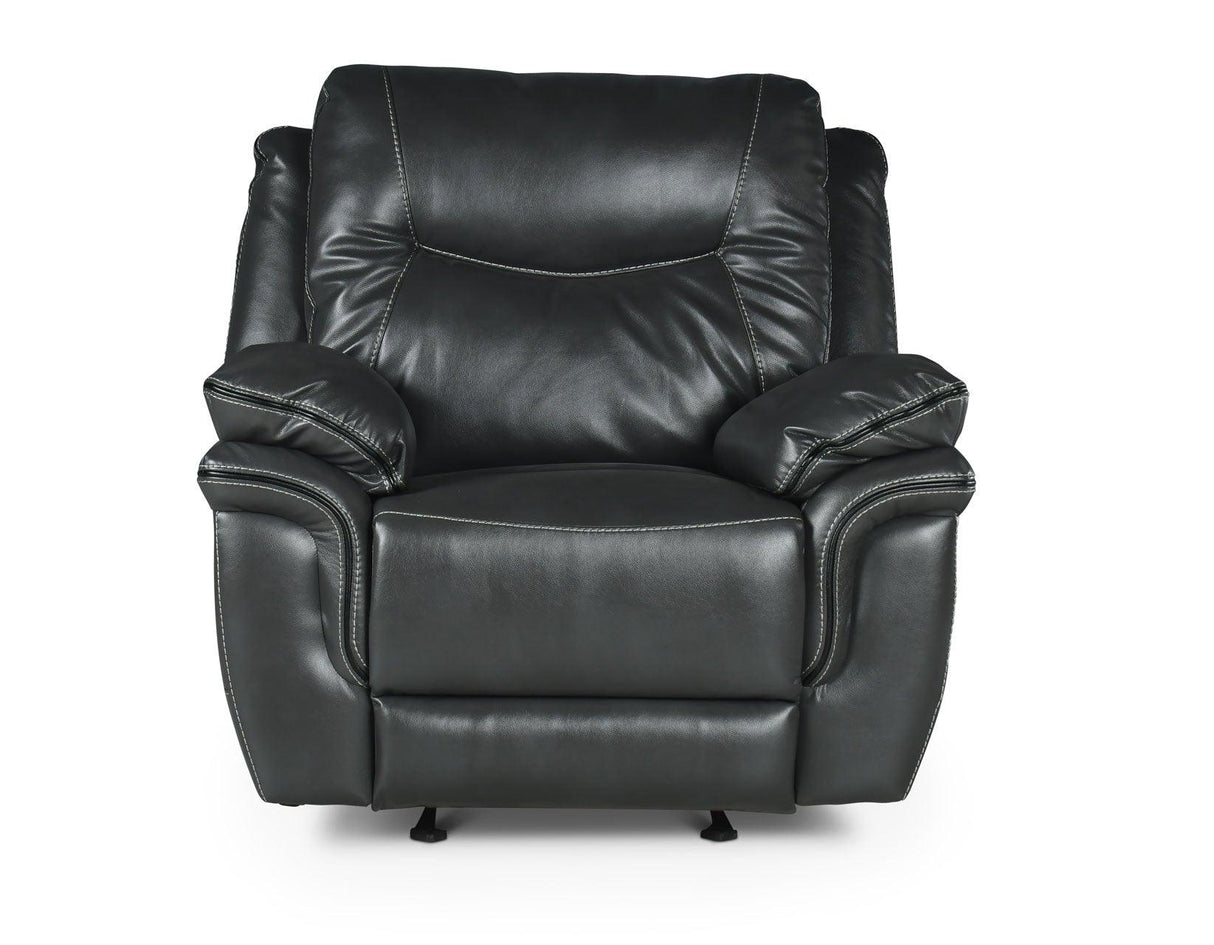 Isabella Gray Manual Glider Recliner by Steve Silver at Eve Furniture