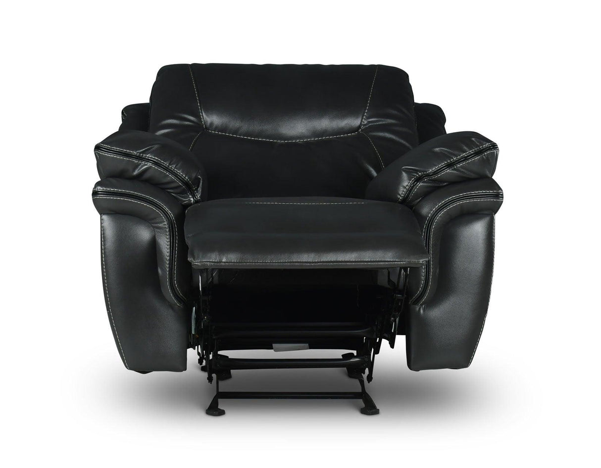 Isabella Gray Manual Glider Recliner by Steve Silver at Eve Furniture