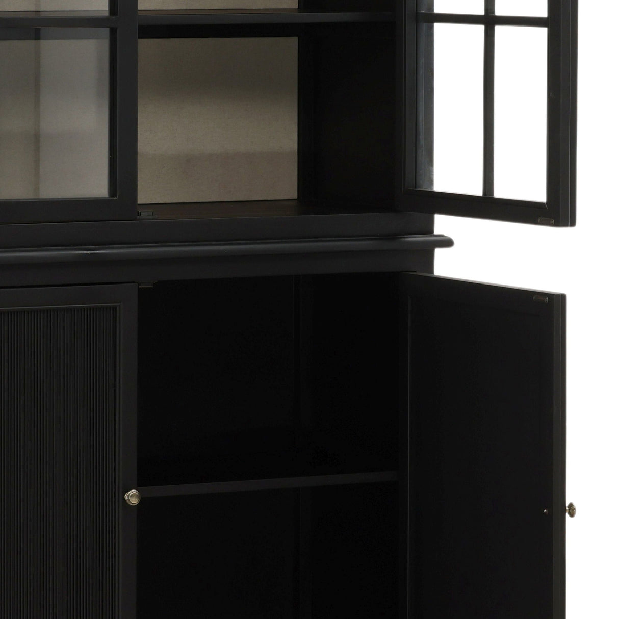 Isella Cabinet, Black by Dovetail at Eve Furniture
