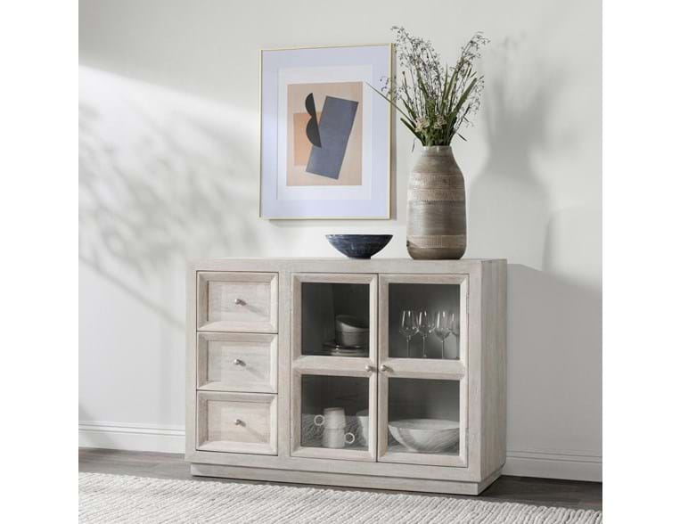 Isha Whitewash Cabinet by Classic Home at Eve Furniture