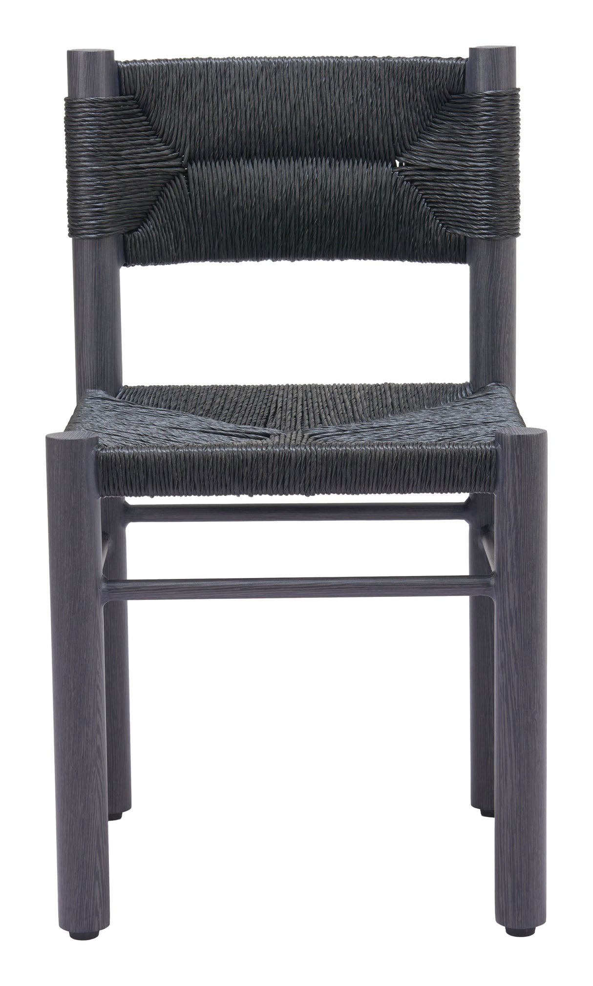 Iska Black Outdoor Dining Chair (Set of 2) by Zuomod at Eve Furniture