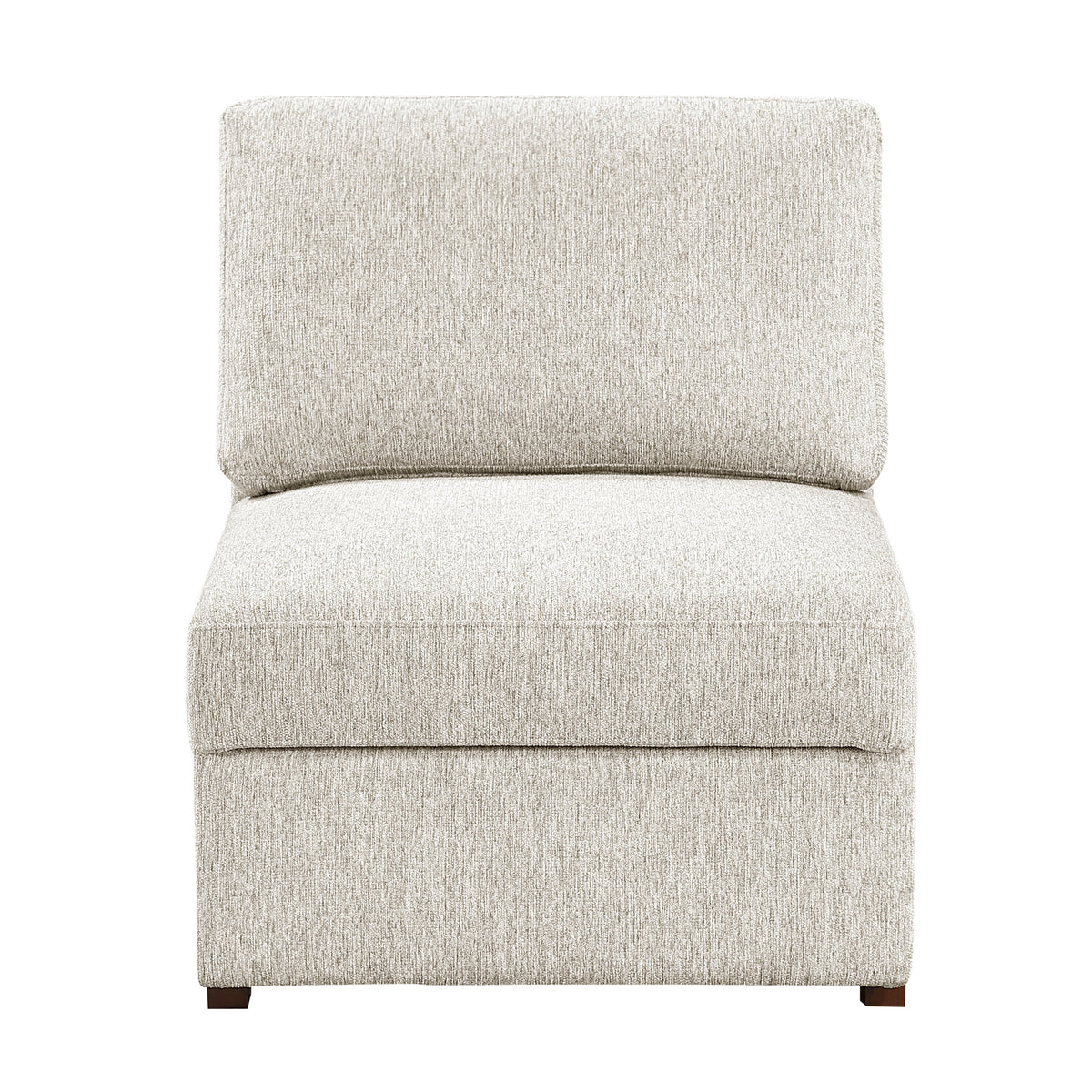 Isla Beige 5-Piece Sectional with Convertible and Reversible Chaise, Hidden Storage, Click Motion Back by Homelegance at Eve Furniture