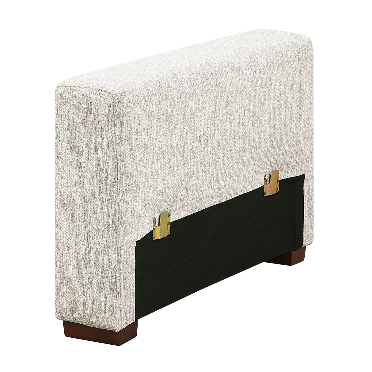 Isla Beige Chaise Lounge with Arms and Hidden Storage, Click Motion Back by Homelegance at Eve Furniture