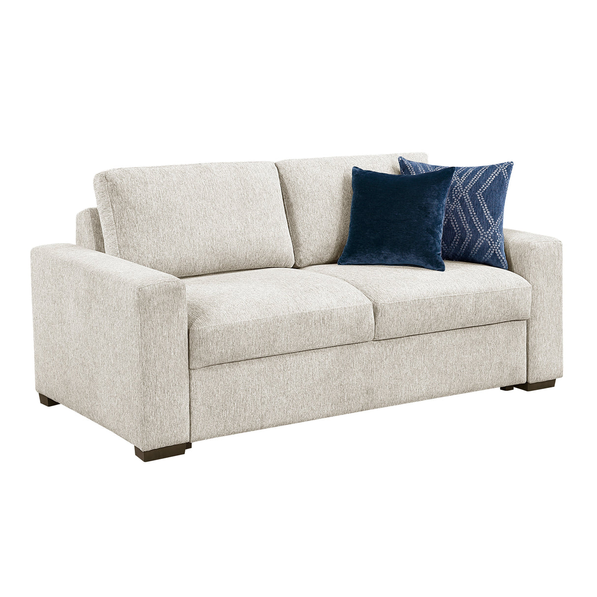 Isla Beige Loveseat by Homelegance at Eve Furniture