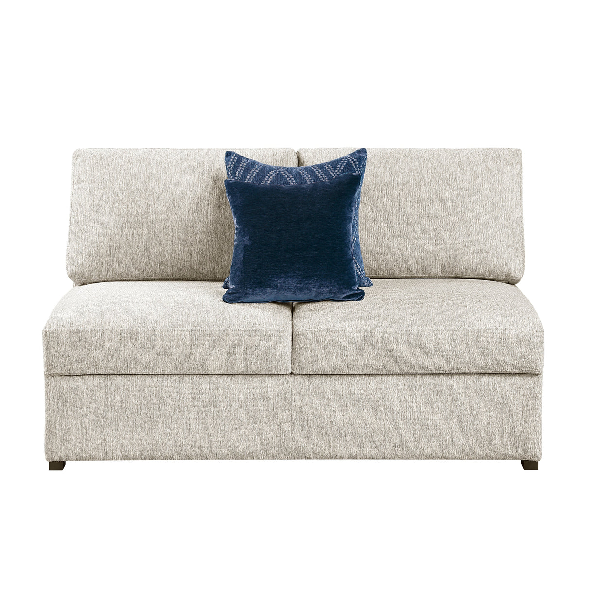 Isla Beige Loveseat by Homelegance at Eve Furniture