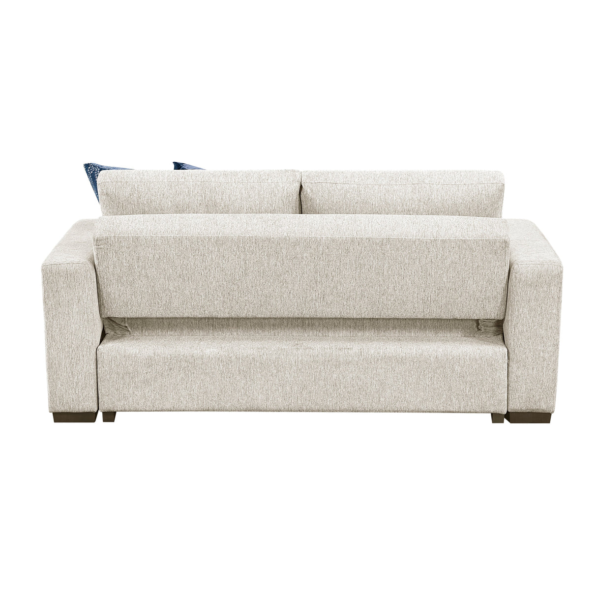 Isla Beige Loveseat with Pull-out Bed and Click Motion Back by Homelegance at Eve Furniture