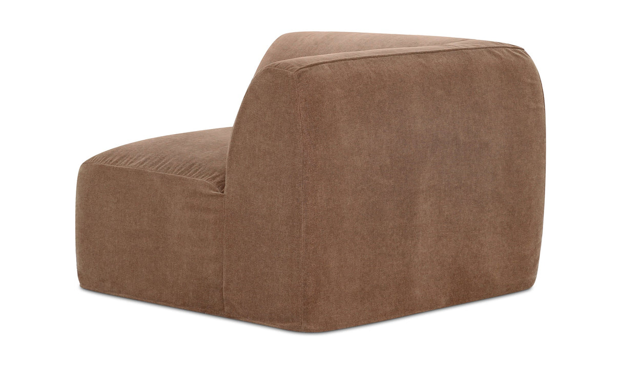 Isla Corner Chair Mocha by Moe's Home at Eve Furniture