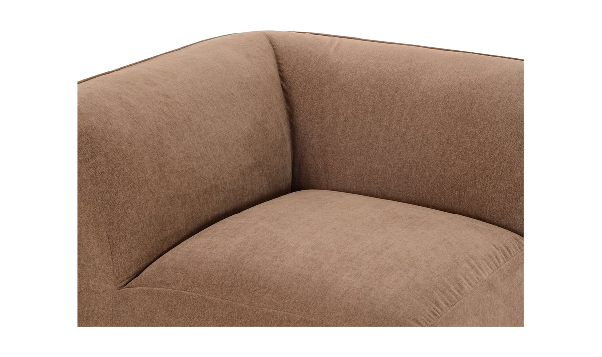 Isla Corner Chair Mocha by Moe's Home at Eve Furniture