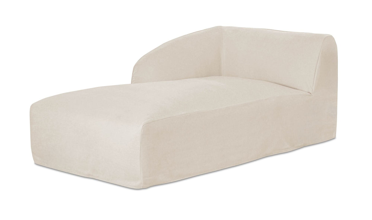 Isla Left Arm Facing Chaise Beige by Moe's Home at Eve Furniture