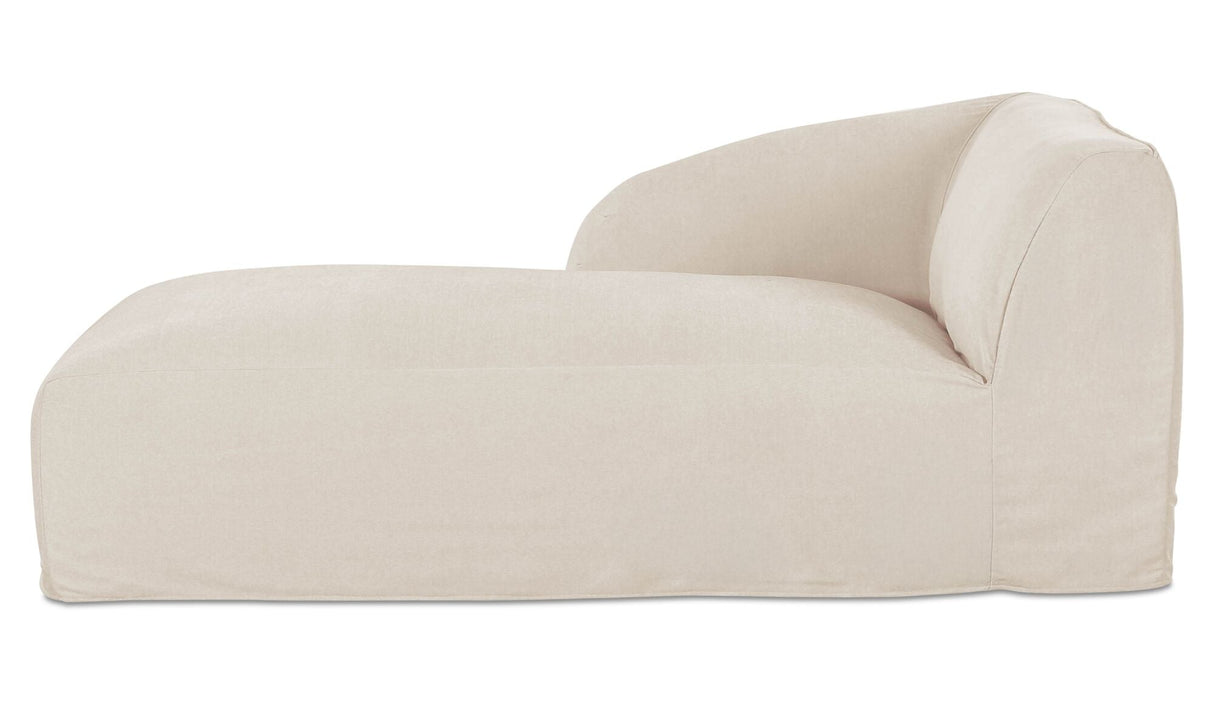Isla Left Arm Facing Chaise Beige by Moe's Home at Eve Furniture