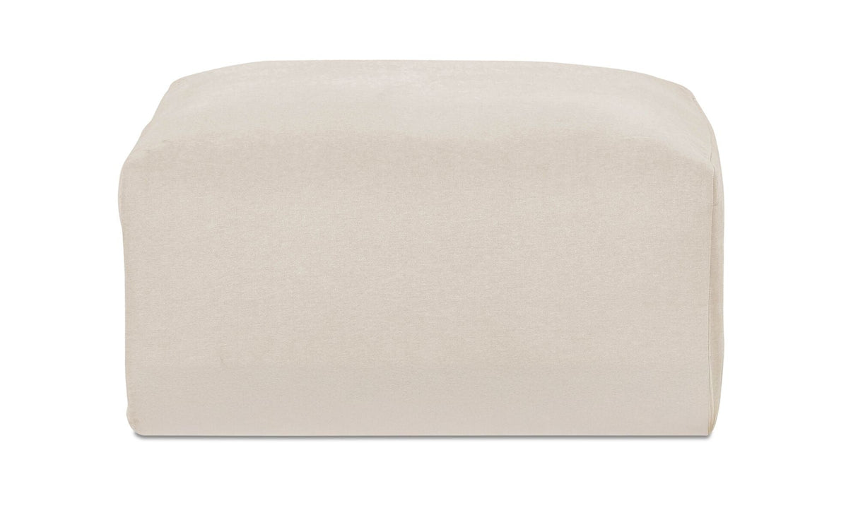 Isla Ottoman Beige by Moe's Home at Eve Furniture